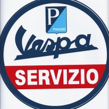 Sticker Vespa Servizio