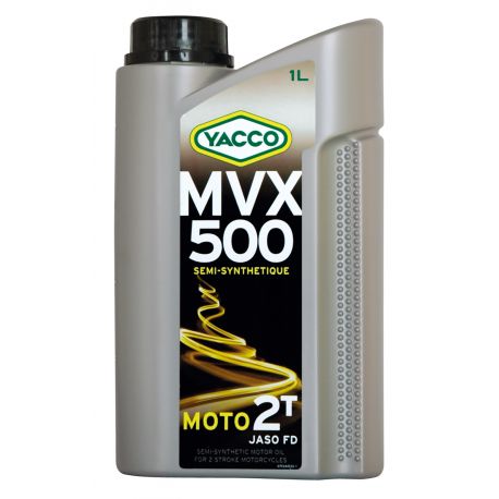 Huile 2T MVX500 semi synthèse - 1 L Huile 2T MVX500 semi synthèse - 1 L