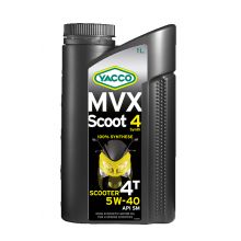 Huile 4T 5W40 100% synthèse MVX Scoot Yacco - 1L