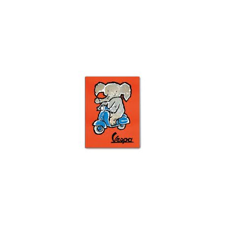 Magnet Vespa 8x6 cms Elephant - Forme