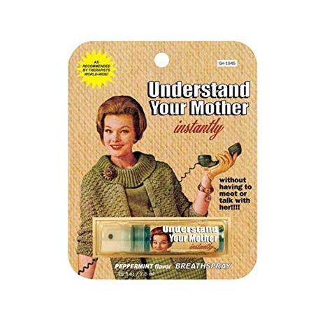 Spray "Understand your mother instantly"- Marc Vidal