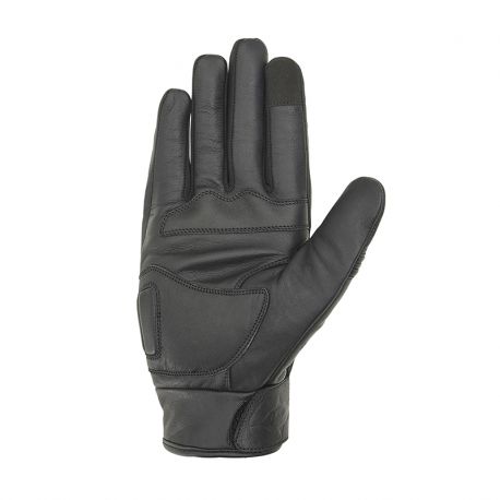 Gants cuir noir homme - homologués CE - 4Square modèle Stealth 