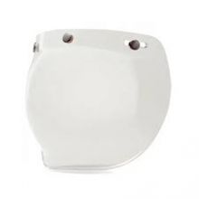 Support de bulle pivotant transparent Universel - Pour tous modèles de casque jet 3 clips