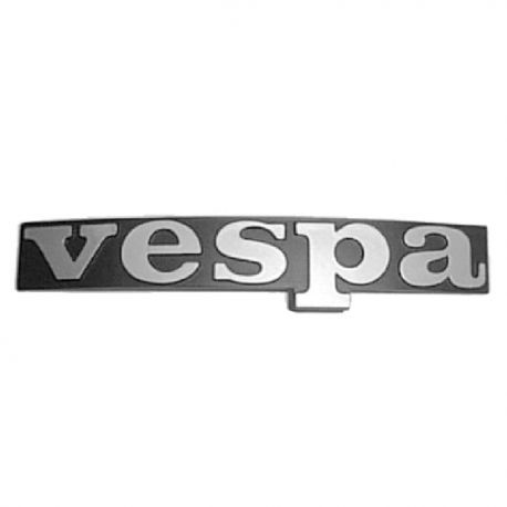 Monogramme / insigne de tablier , 12 cm, (2 inserts L: 6cm) - Vespa PX 80-125-200, large frame, GT, GTR, Sprint, Rally