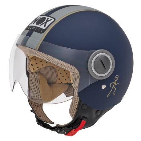 Casque bleu/gris - N210