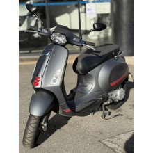 Scooter Vespa Sprint 50cc 4T gris mat - 2024 - TB état - 6504 km
